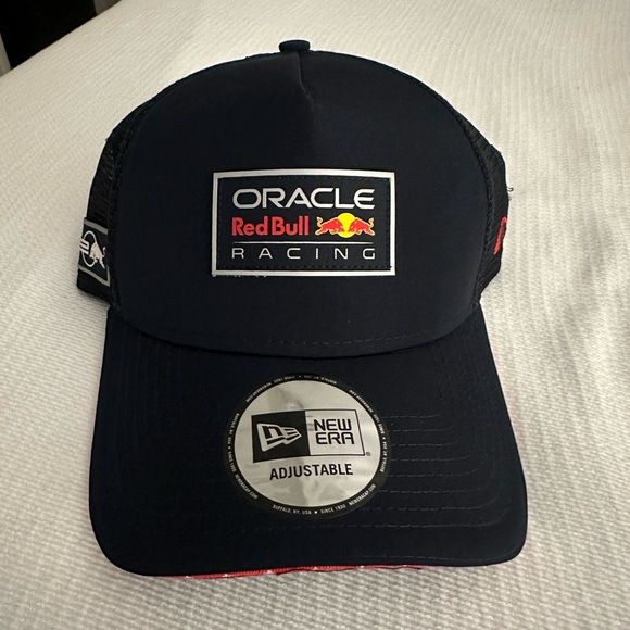 Oracle Red Bull new era adjustable trucker hat - Picture 1 of 5